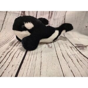 Orca Killer Whale 8 Inch Plush Stuffed Animals Black White